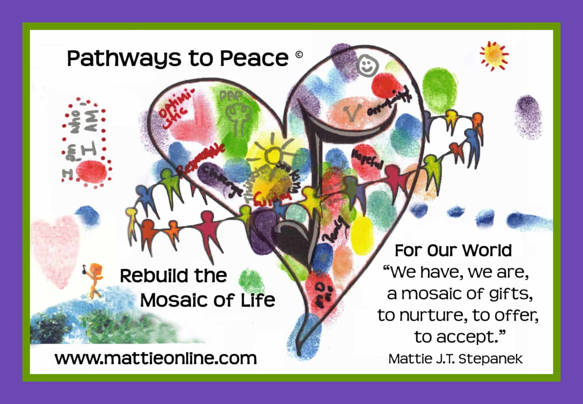 Pathways to Peace blank mosaic